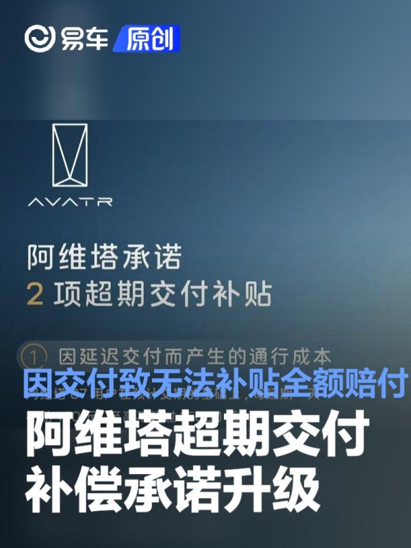 开yun体育网阿维塔汽车官方告示阿维塔超期拜托赔偿开心升级-开云官网登录入口 www.kaiyun.com